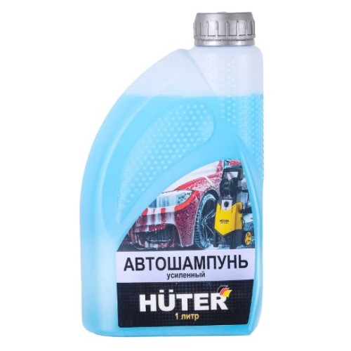 Автошампунь для бесконтактной мойки усиленный HUTER 1л.