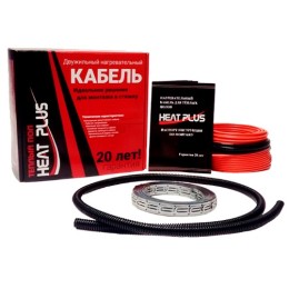 Нагревательный кабель Heat Plus 1,6 кв.м 300Вт (20вт/м) 15м.