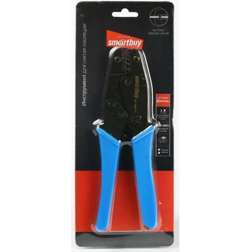 Клещи обжим. 0,5-6мм д/трубч. изол. и неизол. након. SMARTBUY (SBT-WSR-3)