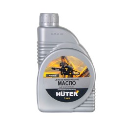 Масло цепное минеральное 80W90 д/бензопил 1л. "HUTER"