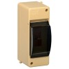 Krepta 3 Бокс с прозр. крышкой КМПн 2/2 для 2-х мод. IP30 (сосна)