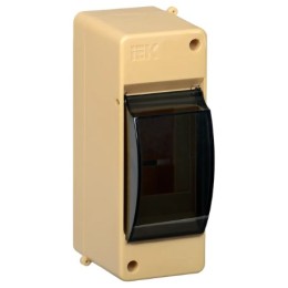 Krepta 3 Бокс с прозр. крышкой КМПн 2/2 для 2-х мод. IP30 (сосна)