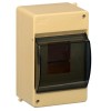 Krepta 3 Бокс с прозр. крышкой КМПн 2/4 для 4-х мод. IP30 (сосна)