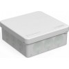 Коробка распр. прямого монт. 100х100х40(108х108х46мм) IP66 б/г.(Промрукав 60-0303) сер. УФ стойкость