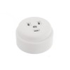 Розетка силовая РА40-031 250в 40А накл. белый 3-х конт. (Беларусь)