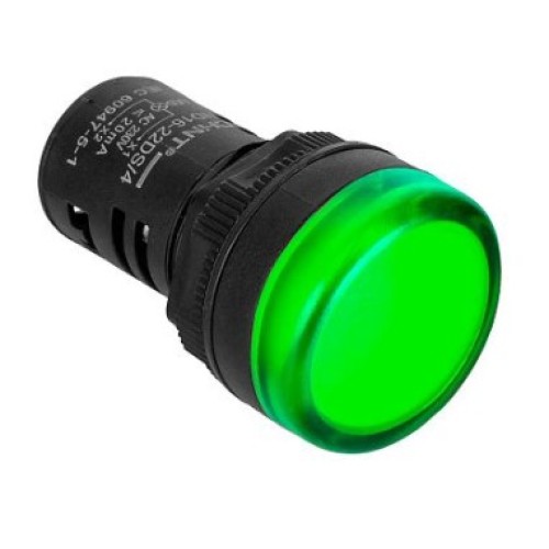 ND16-22DS/2 Индикатор зеленый АС/DC 248 IP65 (CHINT)