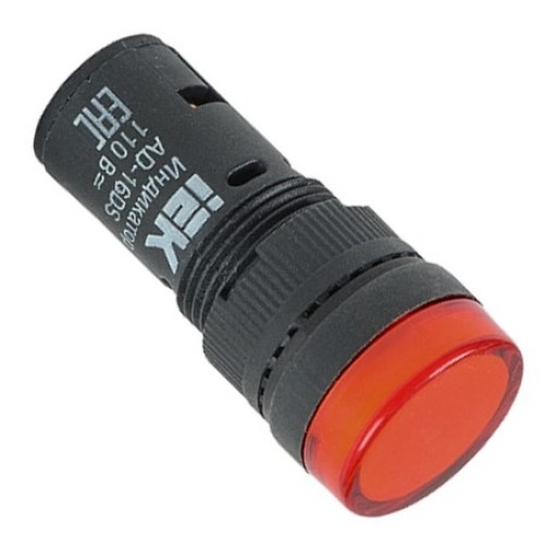 Арматура AD-16DS 24B AC/DC (светодиод) /красная/ IEK