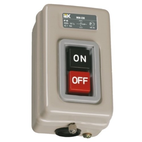 Пост кнопочный ВКИ-230 (с фиксацией) IP 40 ЗП 16А