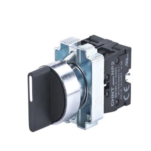 NP2-BD25 Переключатель на 2 полож. 1НЗ+1НО осн.метал. (CHINT)