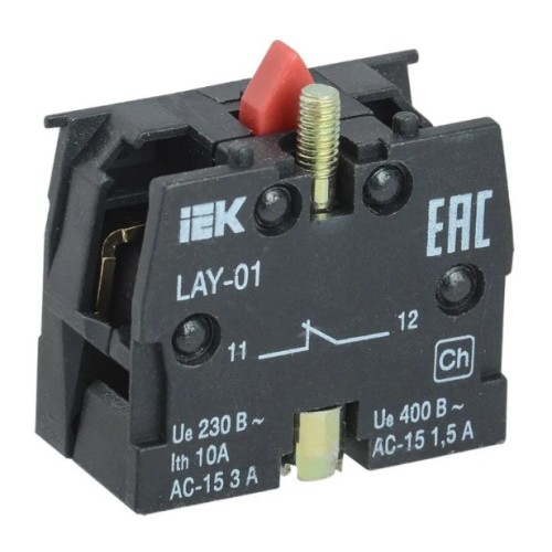 Блок контактный BDK11 для LAY5  (1н/з)