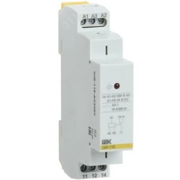 Реле промежуточное OIR 1 контакт 2208 АС 16А IEK