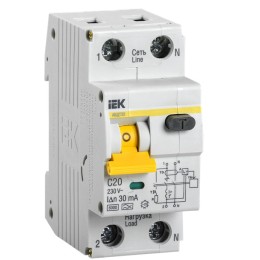 Авт. выключатель дифф. тока АВДТ32 С20А/30мА ИЭК