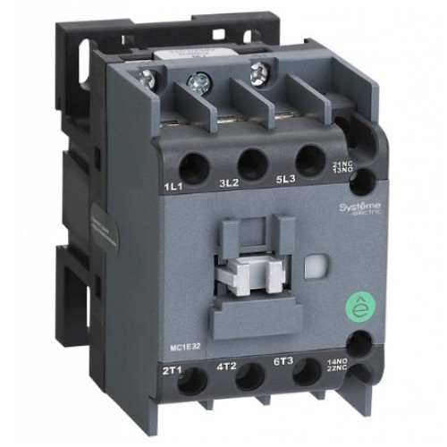 SE Контактор MC1E 3п 25А 230В АС 1НО+1НЗ, (MC1E25M7)