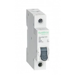 SE Sity9 Set Автоматический выключатель 1п С6A 4.5кА 2308 (C9F34106)