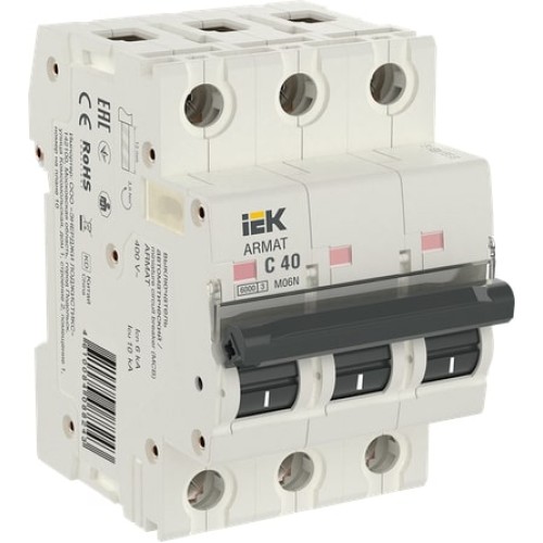 ARMAT Автоматический выкл. M06N 3n С 40 А, 6кА, ИЭК