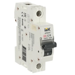 ARMAT Автоматический выкл. M06N 1п С 6 А, 6кА, ИЭК