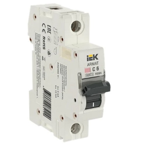 ARMAT Автоматический выкл. M06N 1п С 6 А, 6кА, ИЭК