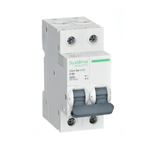 SE Sity9 Set Автоматический выключатель 2п С50A 4.5кА 2308 (C9F34250)