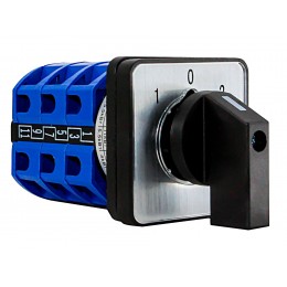 Переключатель кулачковый LW32-25/3 25А "1-0-2" 3р/400В (CHINT)