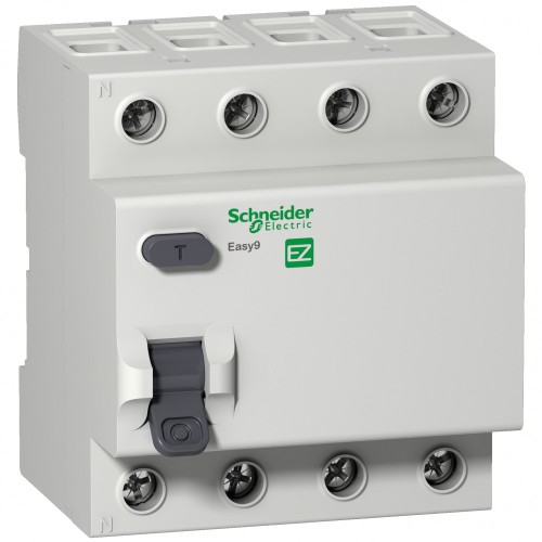 SE EASY9 Выключатель дифф. тока (УЗО) 4P 25A/30mA AC (EZ9R34425)