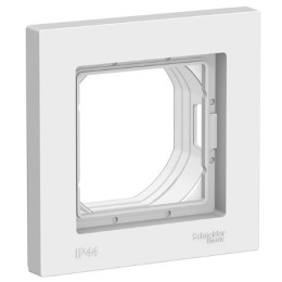 SE AtlasDesign Aqua Бел. Рамка 1-я, IP44 (ATN440101)
