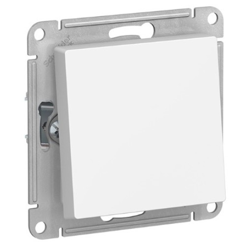 SE AtlasDesign Aqua Бел. Переключатель  1 кл. IP44, 10А механизм (ATN440161)