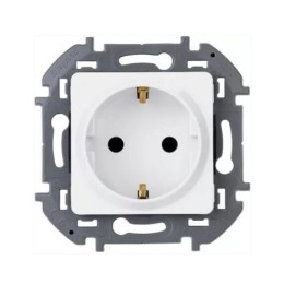 Legrand INSPIRIA Белый Розетка с з/к (механизм) 16А (673720)