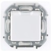 Legrand INSPIRIA Белый Розетка с з/к с крышкой и шторками (механизм) IP44, 16А (673740)