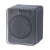 SE AtlasDesign Profi54 Антрацит Розетка о/у с з/к со шт.16А IP54 (ATN544045)