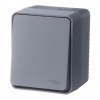 SE AtlasDesign Profi54 Антрацит Выключатель о/у 1-кл. 10А IP54 (ATN544011)