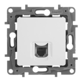 Legrand Etika Бел. Розетка комп.RJ45 5кат.UTP (механизм) (672241)