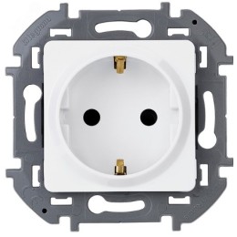Legrand INSPIRIA Белый Розетка с з/к (механизм) 16А (673720)