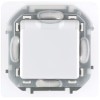 Legrand INSPIRIA Белый Розетка с з/к с крышкой и шторками (механизм) IP44, 16А (673740)