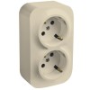 Legrand Quteo Беж Розетка 2-я с/з 782263