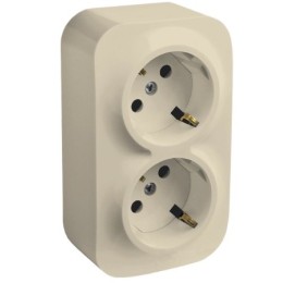 Legrand Quteo Беж Розетка 2-я с/з 782263