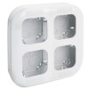 Legrand Quteo Бел 4пост.рамка накл.монтажа 782294