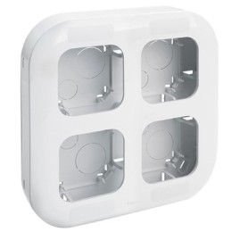 Legrand Quteo Бел 4пост.рамка накл.монтажа 782294