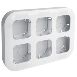 Legrand Quteo Бел 6пост.рамка накл.монтажа 782296