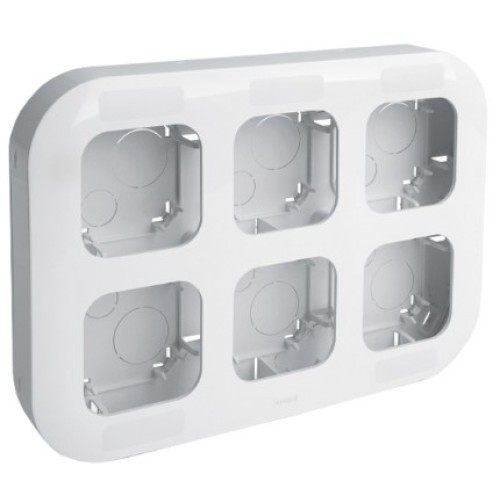 Legrand Quteo Бел 6пост.рамка накл.монтажа 782296