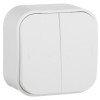 Legrand Quteo Бел Переключатель 2-клавишный 10А 782206