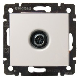 Legrand Valena белый Розетка TV прох. 14дБ (механизм) 774431