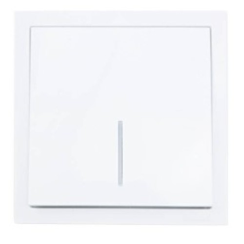 ZIMA Выключатель 1-кл. с подсветкой Бел. 10А безвинт. зажим, Lezard