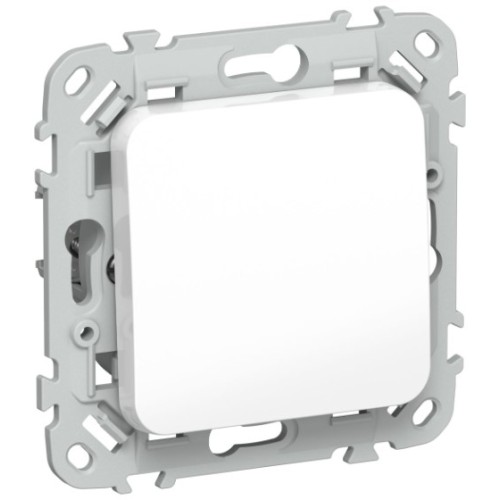 FLITE Выключатель 1-клавишный проходной ВС61-1-0-ФлБ 10А  белый