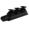 Розетка SMARTBUY 3-х местная каучук 230В 2P+PE 16А IP44