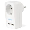 Адаптер SMARTBUY 1гн. с/з 16А, 2USB 2,1А (SBE-16-A05-USB)