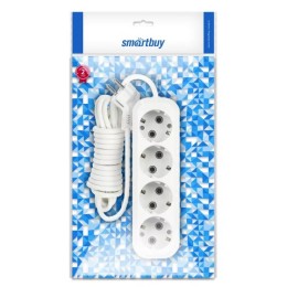 Удлинитель SMARTBUY 4гн. 3м. с з/к,выкл 16А (ПВС 3х1,0)