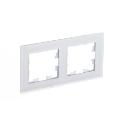 SE AtlasDesign Nature Матовое стекло белый рамка 2-я ATN330102
