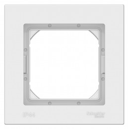 SE AtlasDesign Aqua Бел. Рамка 1-я, IP44 (ATN440101)