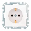 Розетка 1-я с з/к механизм РС16-525 белый (Стиль)