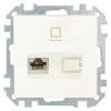 Розетка комп. 1-я механизм РК18-007 белый (Стиль)